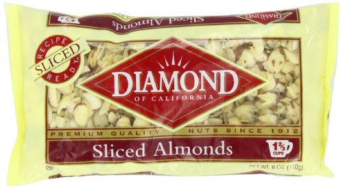 Diamond Almonds, Sliced, 6-Ounce Bags (Pack of 6)