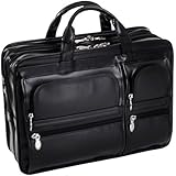 McKleinUSA HUBBARD 88435 Black Double Compartments Laptop Case