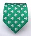 image and picture of 100% Silk Woven Kelly Green St. Patrick's Day Tie