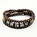 November's Chopin (TM Tribal Art Metal Tube Wood Beads Adjustable Fashion Multi Wrap Bracelet Necklace
