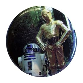 Star Wars Button - R2-D2 and C3PO