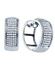 0.45CTW DIAMOND MICRO PAVE EARRINGS