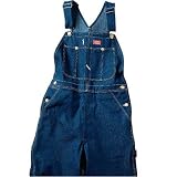 Dickies 83-294 Zipper Fly Denim Bib Overall