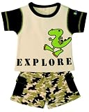 Sozo T-shirt Short Set - Dino, 6 to 12 Months