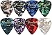 Fender 351 Premium Celluloid Guitar Picks (12-Pack) Medium White Moto Medium