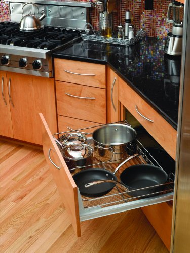 Click To Rev-A-Shelf 5389-33CR Pull-Out Cookware Organizer - Wire-Chrome/Crominox Details... Rev-A-Shelf 5389-33CR Pull-Out Cookware Organizer - Wire-Chrome/Crominox