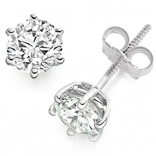 0.52 Carat D/IF Round Brilliant Certified Diamond Solitaire Stud Earrings in Platinum 0.52 Carat D/IF Round Brilliant Certified Diamond Solitaire Stud Earrings in Platinum
