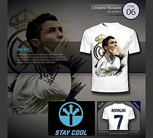 Cristiano Ronaldo Fan Sport Tshirt T06 Kids 9-11 years