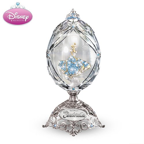 Disney Sparkling Cinderella Crystal Egg-Shape Music Box by Ardleigh Elliott