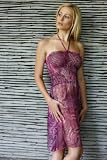 Misses Butterfly Halter Tube Sun Dress