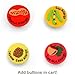 Kids Rubber Medical Bracelet for Allergy Buttons 5 Inch
