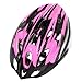 Dcolor Cycling Bicycle Adult Bike Handsome Carbon Helmet with Visor Pink Head Circumference 54-65cm/ Head-width Below 16cm