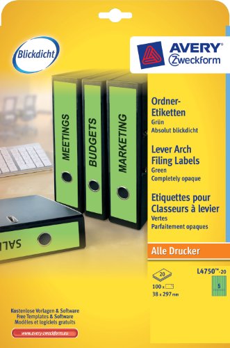 Avery Zweckform L4750-20 Ordner-Etiketten,