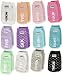 Trumpette Baby Girls Sock Set-12 Pairs, Milestone Months/Assorted Colors, 0-12