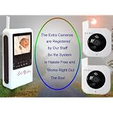 Home Sentry Interference Free 2 Camera Auto Switching Digital Monitor From Safe Baby. Auto Switching with 8 Camera Capability