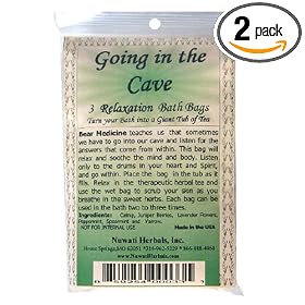 Nuwati Herbals Going in the Cave Bath Bag, 3 Pack (Pack of 2)