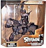 McFarlane - Spawn - The Dark Ages - Series 24 - Classic Comic Covers - The Black Knight and Battle Horse Deluxe Boxed Set w/action figures and custom accessory (i.23)IMAGE