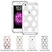 iPhone 6s, iPhone 6s Case, iPhone 6s Case clear, iPhone 6 Case Hybrid [One Piece], ESR Soft Silicone Bumper+ Hard Plastic Back Cover [Slim Fit ] Case for 4.7 inches iPhone 6s / 6 (Polka Dots)