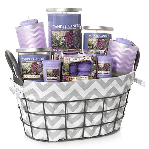 Yankee Candle Lilac Blossoms Wire Basket