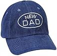 New Dad Blue Embroidered Baseball Cap