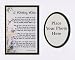 A Wedding Wish 8x10 Poem, Double-matted Photo in White/Dark Green.