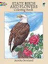 State Birds and Flowers Coloring Book (Dover Pictorial Archive Series)