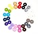 Ema Jane - Small Gerber Daisy Clips (Double Matching Colors, 2 Sets of 17 (34 Total))