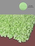Premium Jersey T-Shirt Cotton Shag Rug 3' Round (GREEN)
