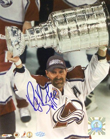 Buy Ray Bourque Colorado Avalanche - Holding Stanley Cup - Autographed 8x10 Photograph by Schwartz Sports