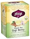 Yogi Tea Green Tea Goji Berry, 16-Count Boxes (Pack of 6)