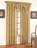 Textured Solid 84-Inch Window Curtain Panel