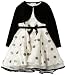 Rare Editions Girls 2-6x Sequin Detail On Dress With Sweater