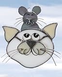 Gallery Art Cat  Mouse Peekaboo Suncatcher