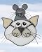 Gallery Art Cat & Mouse Peekaboo Suncatcher