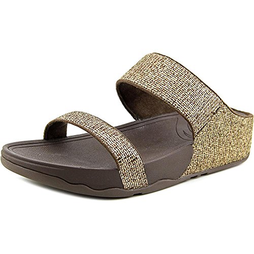 FitFlop Womens Lulu Superglitz Slide Sandal 638-001