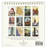 Italia Italy Cavallini 2009 Vintage Prints easel desk calendar 6 by 6.5 inches Cream Laid paper finish