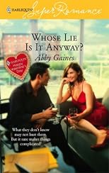 Whose Lie Is It Anyway? (Harlequin Superromance)