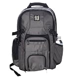 ful Unisex Adult Platinum Grey Laptop Backpack (Grey, 18.75 x 12.75 x 8 Inch) 51%2B9GT475IL. SL160 ful Unisex Adult Platinum Grey Laptop Backpack (Grey, 18.75 x 12.75 x 8 Inch)