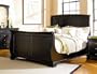 Sahara King Size Dark Finish Bed