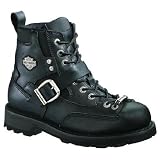Mens HARLEY-DAVIDSON LIBERTY Lace-Up Leather 7 Biker Boots BLACK (Size Run 7-13 M) SPR-SUM... by Harley-Davidson