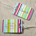 Personalized Luggage Tag Set - Stripes