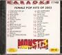 Monster Vol.1148 Karaoke CDG FEMALE POP HITS of 2003