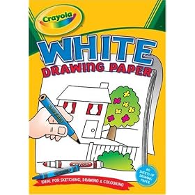 Crayola A4 White Drawing Paper (60 Sheets)