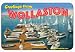 Fridgedoor Wollaston Sailboats Domed Magnet
