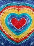 Rainbow Heart Tie Dye Tapestry 60x90 Inches
