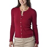 Merona® Women's Cable Cardigan Sweater - Cayenne L
