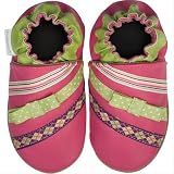 Robeez Pretty Bows Fuchsia Soft Sole Baby Shoes 12-18 months * 08 Newest Collection -- We Have Large Selections! *