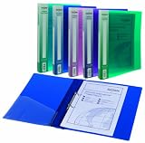 Snopake 2 Ring 15mm A4 Original Ring Binder Pack Of 10 Pieces Assorted Electra Colours