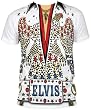 Men's Elvis Presley Eagle Jumpsuit Vegas Big Print Subway T-shirt