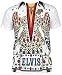 Men's Elvis Presley Eagle Jumpsuit Vegas Big Print Subway T-shirt